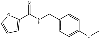 N-(4-methoxybenzyl)-2-furamide Struktur