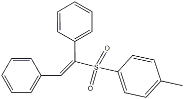 1,2-diphenylvinyl 4-methylphenyl sulfone,29119-39-9,结构式