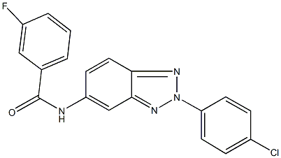 N-[2-(4-chlorophenyl)-2H-1,2,3-benzotriazol-5-yl]-3-fluorobenzamide|