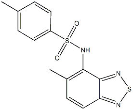 4-methyl-N-(5-methyl-2,1,3-benzothiadiazol-4-yl)benzenesulfonamide|