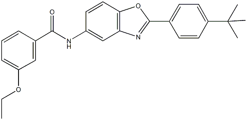 N-[2-(4-tert-butylphenyl)-1,3-benzoxazol-5-yl]-3-ethoxybenzamide|