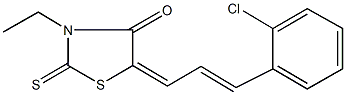 5-[3-(2-chlorophenyl)-2-propenylidene]-3-ethyl-2-thioxo-1,3-thiazolidin-4-one|