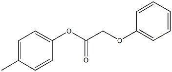 4-methylphenylphenoxyacetate Structure
