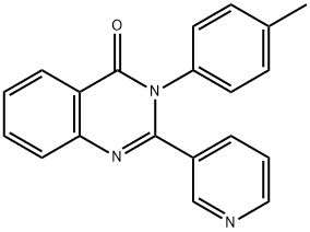 3-(4-methylphenyl)-2-(3-pyridinyl)-4(3H)-quinazolinone Structure