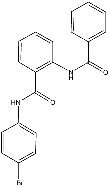 2-(benzoylamino)-N-(4-bromophenyl)benzamide 结构式