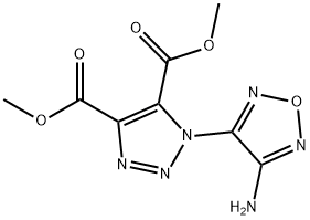 dimethyl 1-(4-amino-1,2,5-oxadiazol-3-yl)-1H-1,2,3-triazole-4,5-dicarboxylate Structure