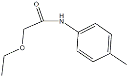 2-ethoxy-N-(4-methylphenyl)acetamide Structure