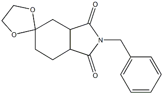 2'-benzyl-3'a,4',5',6',7',7'a-hexahydrospiro(1,3-dioxolane-2,5'-[1'H]-isoindole)-1',3'(2'H)-dione|