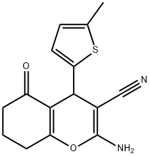 293758-96-0 2-amino-4-(5-methyl-2-thienyl)-5-oxo-5,6,7,8-tetrahydro-4H-chromene-3-carbonitrile