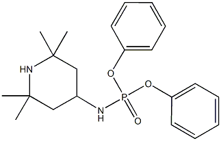 diphenyl 2,2,6,6-tetramethyl-4-piperidinylamidophosphate,293765-86-3,结构式