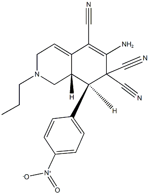 294842-43-6 6-amino-8-{4-nitrophenyl}-2-propyl-2,3,8,8a-tetrahydro-5,7,7(1H)-isoquinolinetricarbonitrile