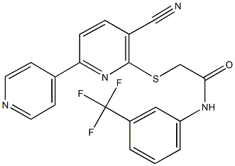 294874-34-3 2-[(3-cyano-6,4'-bipyridin-2-yl)sulfanyl]-N-[3-(trifluoromethyl)phenyl]acetamide