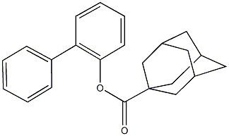 [1,1'-biphenyl]-2-yl 1-adamantanecarboxylate,294876-57-6,结构式