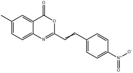 2-(2-{4-nitrophenyl}vinyl)-6-methyl-4H-3,1-benzoxazin-4-one|
