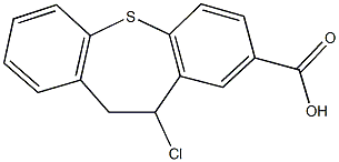 11-chloro-10,11-dihydrodibenzo[b,f]thiepine-2-carboxylic acid,29512-90-1,结构式