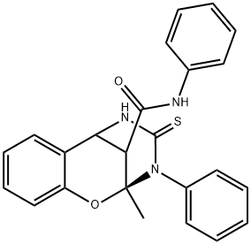 (9S)-9-methyl-N,10-diphenyl-11-thioxo-8-oxa-10,12-diazatricyclo[7.3.1.0~2,7~]trideca-2,4,6-triene-13-carboxamide|