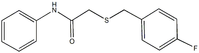 295361-09-0 2-[(4-fluorobenzyl)sulfanyl]-N-phenylacetamide