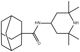 N-(2,2,6,6-tetramethyl-4-piperidinyl)-1-adamantanecarboxamide,295364-11-3,结构式