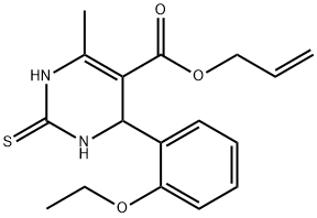 295807-30-6 allyl 4-(2-ethoxyphenyl)-6-methyl-2-thioxo-1,2,3,4-tetrahydropyrimidine-5-carboxylate