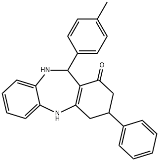 296247-38-6 11-(4-methylphenyl)-3-phenyl-2,3,4,5,10,11-hexahydro-1H-dibenzo[b,e][1,4]diazepin-1-one