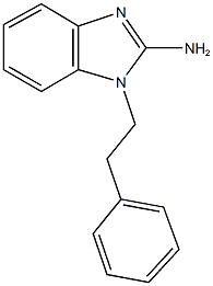 1-(2-phenylethyl)-1H-benzimidazol-2-ylamine Struktur