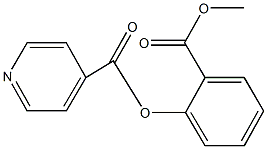 2-(methoxycarbonyl)phenyl isonicotinate Struktur