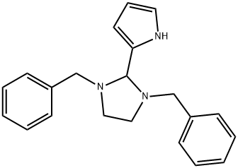 1,3-dibenzyl-2-(1H-pyrrol-2-yl)imidazolidine Structure