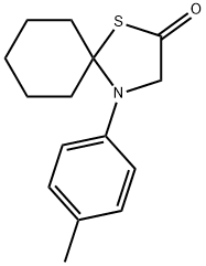 4-(4-methylphenyl)-1-thia-4-azaspiro[4.5]decan-2-one,296800-86-7,结构式