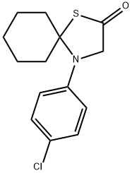 4-(4-chlorophenyl)-1-thia-4-azaspiro[4.5]decan-2-one Structure