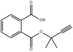 2-{[(1,1-dimethyl-2-propynyl)oxy]carbonyl}benzoic acid Structure