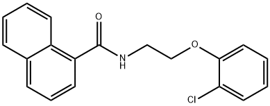 N-[2-(2-chlorophenoxy)ethyl]-1-naphthamide Structure