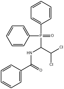 N-[2,2-dichloro-1-(diphenylphosphoryl)ethyl]benzamide Structure