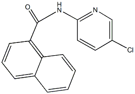 N-(5-chloro-2-pyridinyl)-1-naphthamide Structure