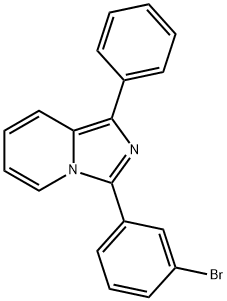 3-(3-bromophenyl)-1-phenylimidazo[1,5-a]pyridine,297180-16-6,结构式
