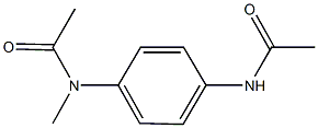 N-[4-(acetylamino)phenyl]-N-methylacetamide Structure