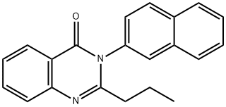 3-(2-naphthyl)-2-propyl-4(3H)-quinazolinone 结构式