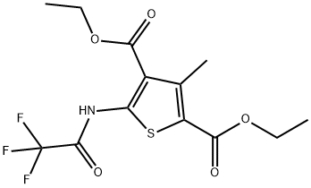 298207-80-4 diethyl 3-methyl-5-[(trifluoroacetyl)amino]-2,4-thiophenedicarboxylate