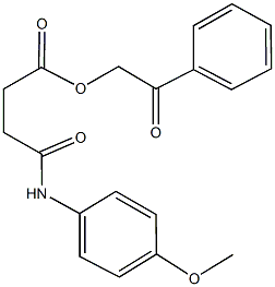 298212-84-7 2-oxo-2-phenylethyl 4-(4-methoxyanilino)-4-oxobutanoate