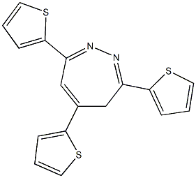 3,5,7-tri(2-thienyl)-4H-1,2-diazepine|