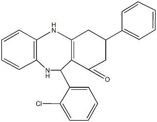 298688-12-7 11-(2-chlorophenyl)-3-phenyl-2,3,4,5,10,11-hexahydro-1H-dibenzo[b,e][1,4]diazepin-1-one