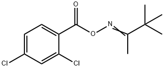 3,3-dimethyl-2-butanone O-(2,4-dichlorobenzoyl)oxime 化学構造式