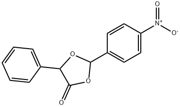 2-{4-nitrophenyl}-5-phenyl-1,3-dioxolan-4-one 结构式