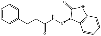 N'-(2-oxo-1,2-dihydro-3H-indol-3-ylidene)-3-phenylpropanohydrazide|N'-(2-氧代吲哚啉-3-亚基)-3-苯基丙酰肼