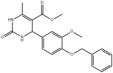 methyl 4-[4-(benzyloxy)-3-methoxyphenyl]-6-methyl-2-oxo-1,2,3,4-tetrahydro-5-pyrimidinecarboxylate|