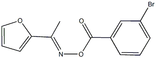 1-(2-furyl)ethanone O-(3-bromobenzoyl)oxime 结构式