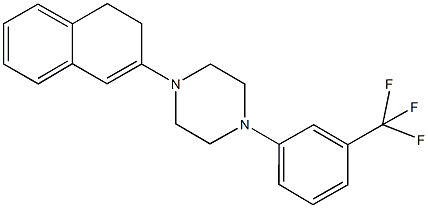 1-(3,4-dihydro-2-naphthalenyl)-4-[3-(trifluoromethyl)phenyl]piperazine|