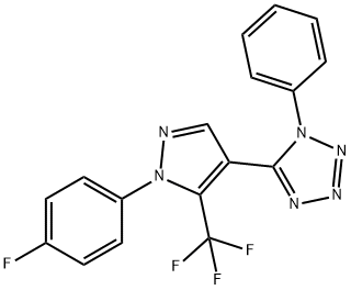 299463-57-3 5-[1-(4-fluorophenyl)-5-(trifluoromethyl)-1H-pyrazol-4-yl]-1-phenyl-1H-tetraazole