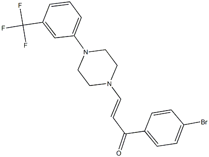 299463-71-1 1-(4-bromophenyl)-3-{4-[3-(trifluoromethyl)phenyl]-1-piperazinyl}-2-propen-1-one