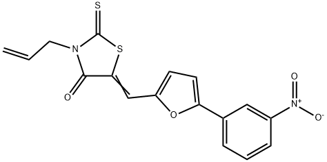 299905-08-1 3-allyl-5-[(5-{3-nitrophenyl}-2-furyl)methylene]-2-thioxo-1,3-thiazolidin-4-one