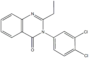 3-(3,4-dichlorophenyl)-2-ethyl-4(3H)-quinazolinone Structure